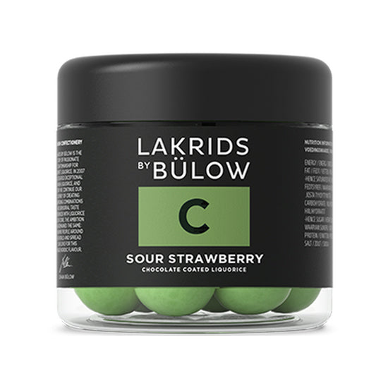 Lakrids by Bulow - Sour Strawberry Chocolate Coated Red Licorice