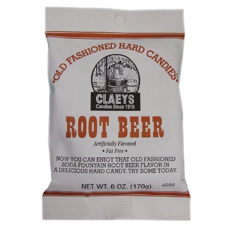 Claeys Root Beer Hard Candy