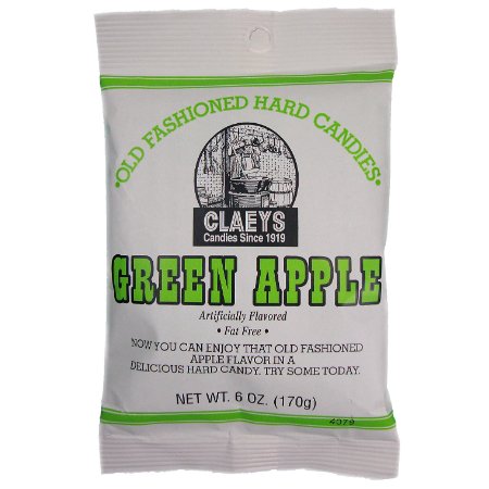 Claeys Green Apple Hard Candy